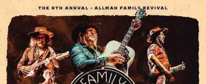 Sixth Allman Family Revival Tour flyer