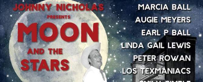 Johnny Nicholas Presents Moon and the Stars A Tribute to Moon Mullican, album cover