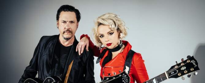 Samantha Fish and Jesse Dayton, photo, 'Death Wish Blues'