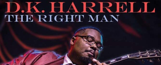 D.K. Harrell 'The Right Man', album cover front