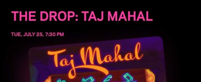 A Conversation with Taj Mahal at Grammy Museum, flyer