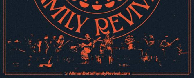 The Allman Betts Family Revival Tour 2023, tour flyer front