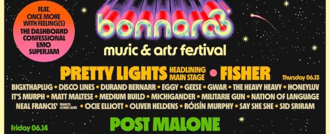 Bonnaroo Music & Arts Festival, flyer