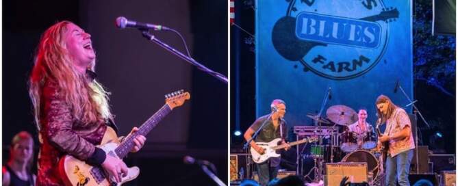 Joanne Shaw Taylor, Duane Betts, Lonnie Shields, Eliza Neals, photo, 27th Annual Briggs Farm Blues Festival