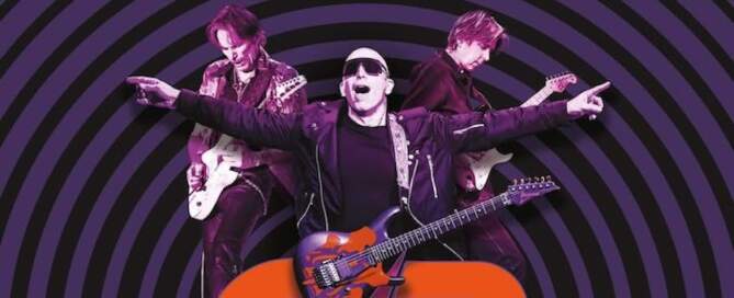 Joe Satriani, Eric Johnson and Steve Vai, 'G3 Reunion Live', album cover