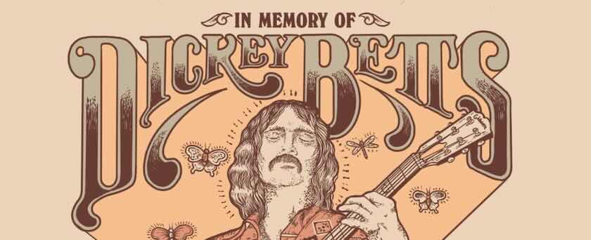 Dickey Betts Memorial concert, livestream, flyer