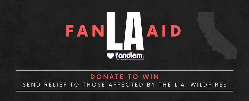 FanAid LA, Fundraiser for LA Wildfire Relief, Fandiem, Mariah Carey, Metallica