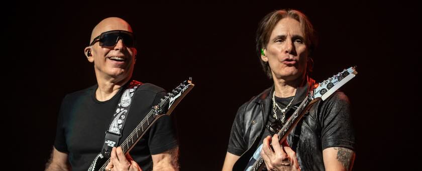 Joe Satriani and Steve Vai, photo, Satchvai Band Announce First-Ever U.S. Tour